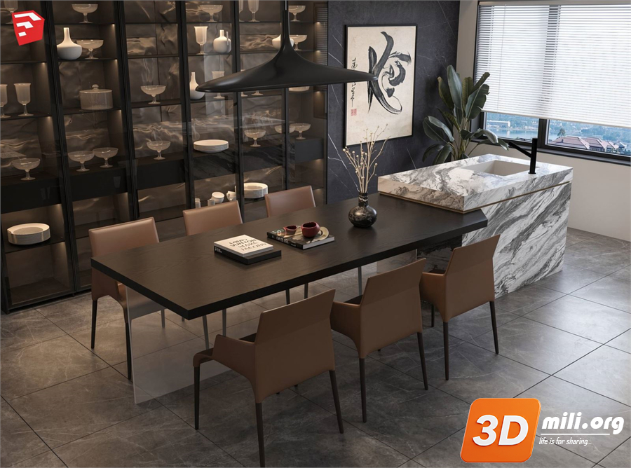 Kitchen island Skp Files